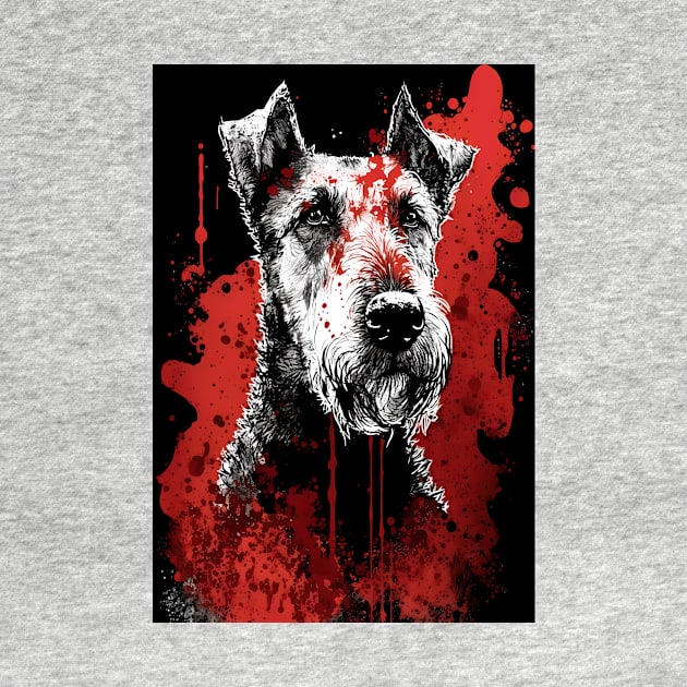 Airedale Terrier Portrait by TortillaChief